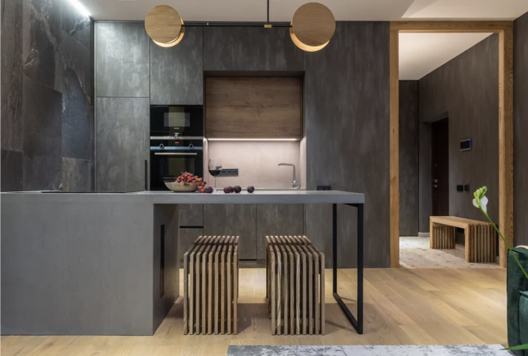 luxury, modular, functional kitchen