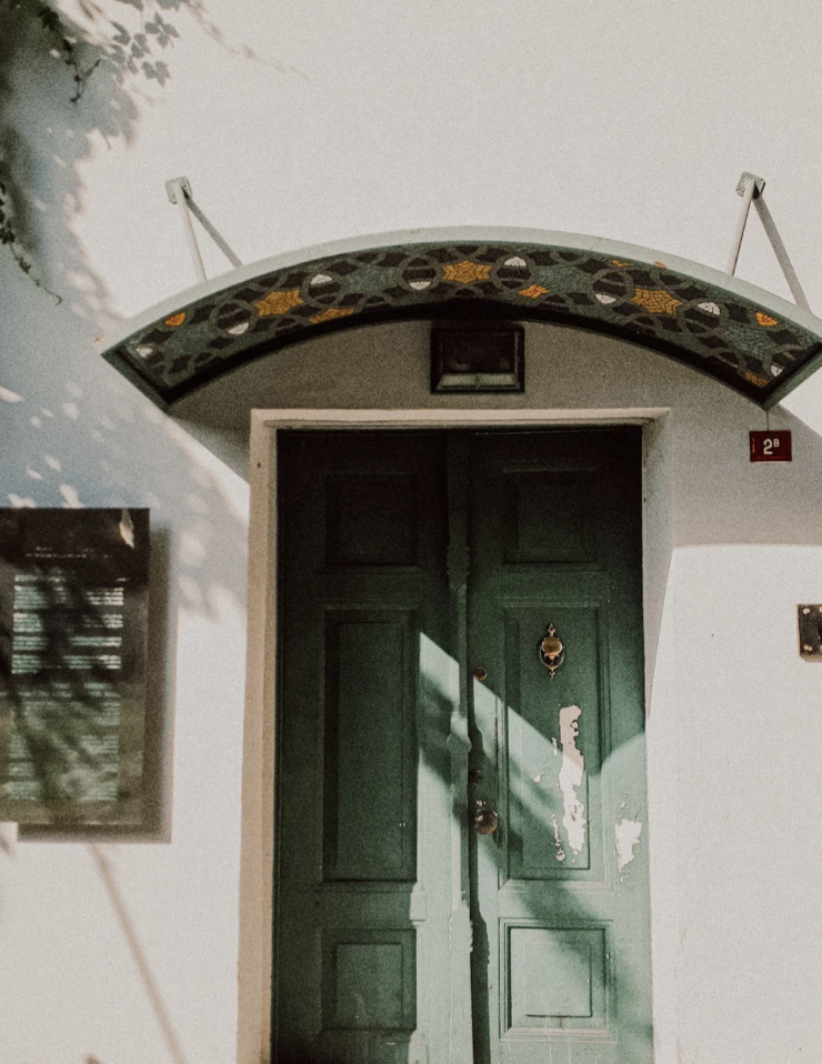 Sturdy, elegant door