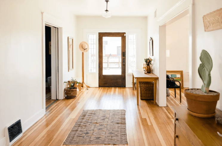 Elegant entrance/ wooden flooring